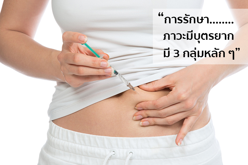 วิธีการรักษาภาวะมีบุตรยาก